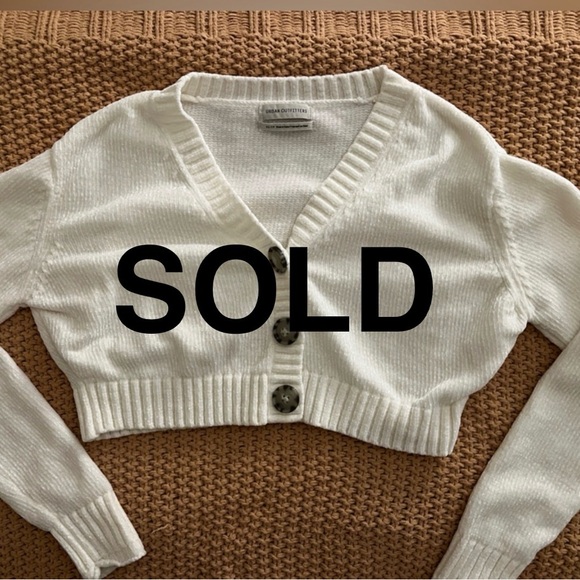 Urban Outfitters Sweaters - Urban Outfitters Ivory Cardigan Sweater
